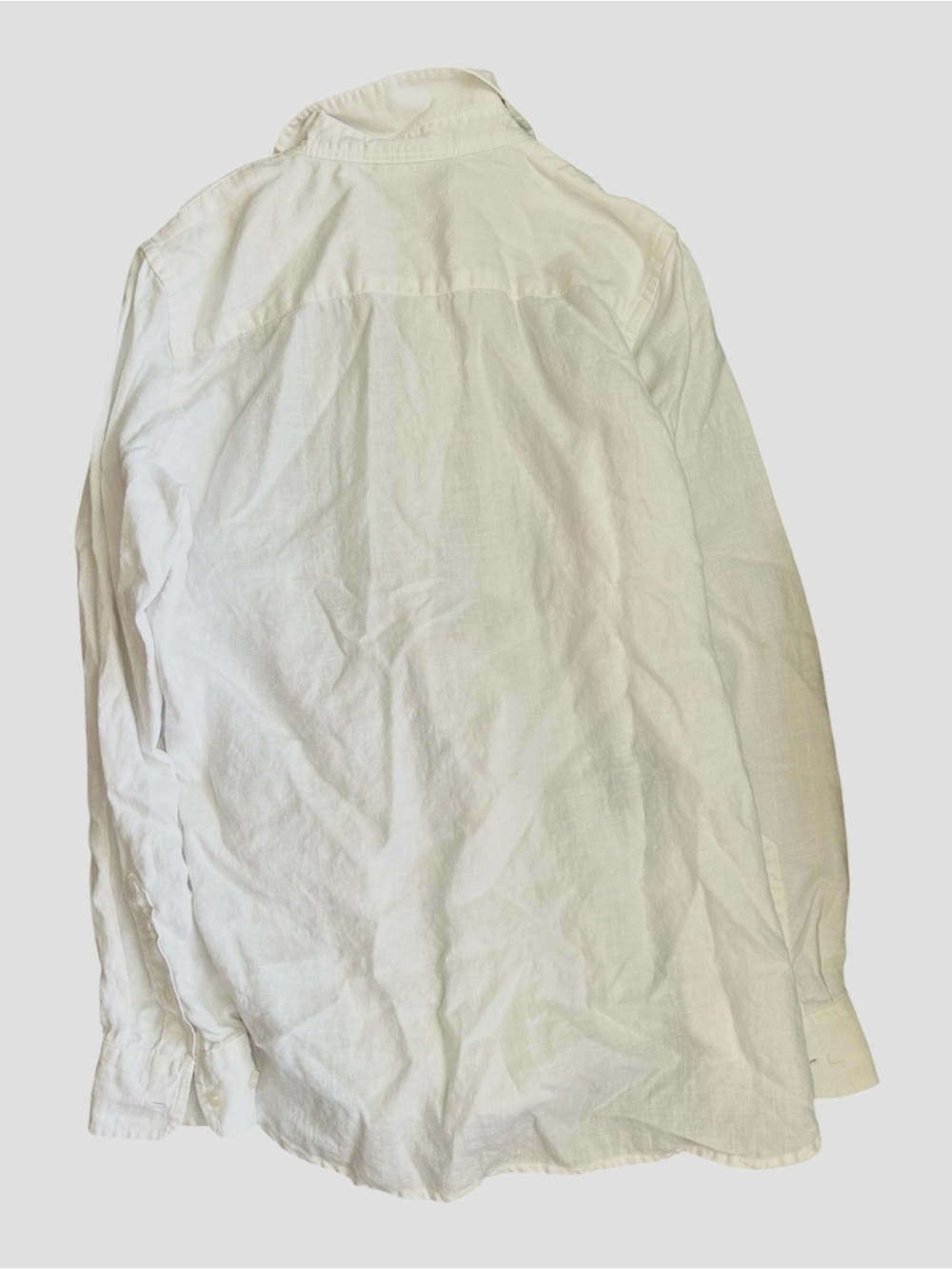 Ralph Lauren White Button-Down Shirt with Multicolor Floral Embroidery - Picture 5 of 7
